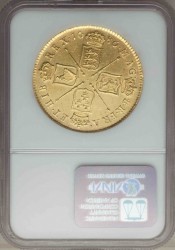 最高鑑定 1686年 英国 ジェームス2世5ギニー金貨 NGC AU58