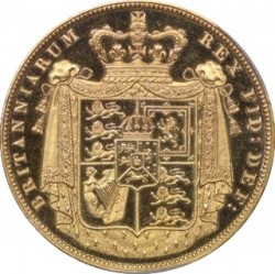 Deep Cameo PCGS3番目の最高級 1826年 英国 ジョージ4世 2ポンドプルーフ金貨 PCGS PR64DCAM Deep Cameo PCGS3番目の最高級 1826年 英国 ジョージ4世 2ポンドプルーフ金貨 PCGS PR64DCAM