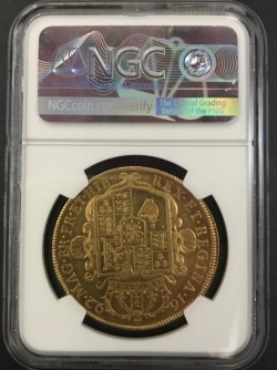 価格交渉歓迎！！ 1692年 英国 ウィリアム＆メアリー5ギニー金貨 NGC MS61