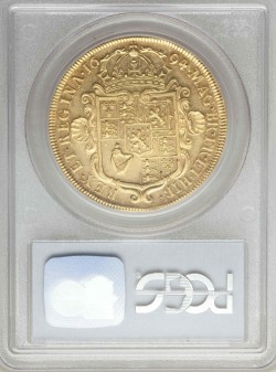 PCGS最高鑑定 1694年 英国 ウィリアム＆メアリー5ギニー金貨 PCGS AU58