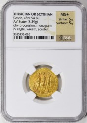 古代トラキア/スキタイ BC54 コソン スターテル金貨 