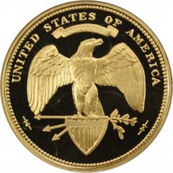 1876 (2010年鋳造) $100 ゴールドユニオン5オンス ゴールドメダル NGC Ultra Cameo GEM Proof