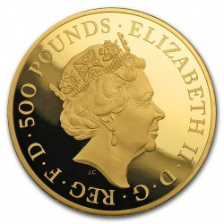 もう一枚だけゲット 2018年 英国 クイーンズ・ビースト ブル 5オンスプルーフ金貨