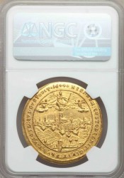 都市景観1640年 ドイツ バイエルン マキシミリアン1世 5ダカット金貨 NGC MS63