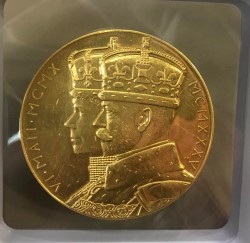 1935年 英国 ジョージ5世 Silver Jubilee ゴールドメダル