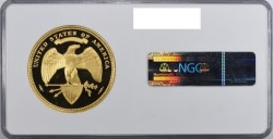 1876 (2010年鋳造) $100 ゴールドユニオン5オンス ゴールドメダル NGC Ultra Cameo GEM Proof