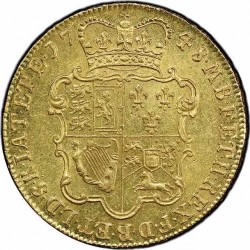 激レア 1748年 英国 ジョージ2世 5ギニー金貨 PCGS MS62