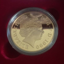 オリジナル箱付き 1999年 英国 ダイアナ妃 妃追悼記念 5ポンド金貨