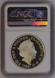 1月25日現在 存在数7枚のみ 2019年 英国 ウナライオン2オンスプルーフ銀貨 NGC PF70UC