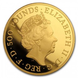 購入者キャンセルのため 2019年 英国 クイーンズ・ビースト ファルコン 5オンスプルーフ金貨