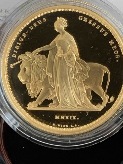 こっそり値下げ 写真を更新 2019年 英国 ウナライオン2オンスプルーフ金貨