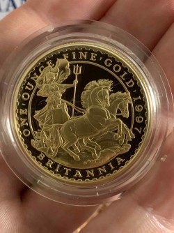 限定3セット放出 1997年 英国 ブリタニア プルーフ金貨 4枚セット