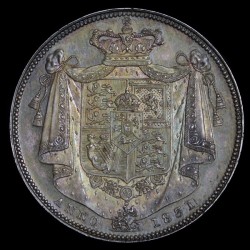 1831年 英国 ウィリアム4世 ハーフクラウン銀貨 NGC PF63