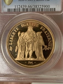 最短翌日お届け 1973年 フランス 10フラン ピエフォー プルーフ金貨 PCGS SP66