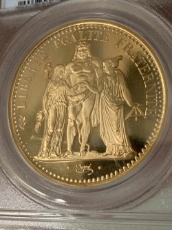 最短翌日お届け 1973年 フランス 10フラン ピエフォー プルーフ金貨 PCGS SP66