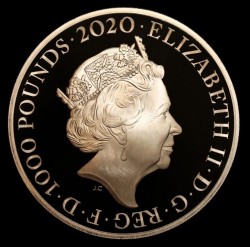 世界に17枚しか存在しない 2020年 英国 ジェームス・ボンド スペシャルイシュー 1キロプルーフ金貨 