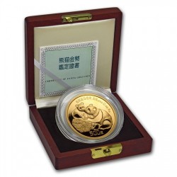 1987年 中国 パンダ5オンスプルーフ金貨