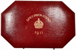 1911年 英国 ジョージ5世 プルーフ金貨&銀貨12枚セット(ロングセット) 1911年 英国 ジョージ5世 プルーフ金貨&銀貨12枚セット(ロングセット)