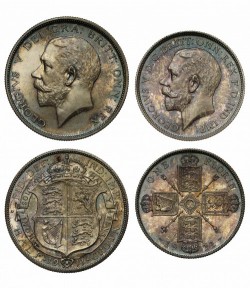 1911年 英国 ジョージ5世 プルーフ金貨&銀貨12枚セット(ロングセット) 1911年 英国 ジョージ5世 プルーフ金貨&銀貨12枚セット(ロングセット)