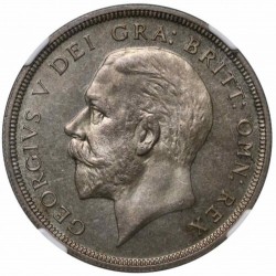 1936年 英国 ジョージ5世 プルーフクラウン銀貨 NGC PF64+