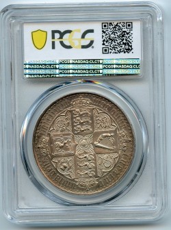 1847年 英国 ゴチッククラウン銀貨 PCGS PR63+