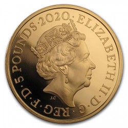 世界で完売 ジョージ3世没後初の金貨 2020年 英国 ジョージ3世没200年記念 5ポンドプルーフ金貨
