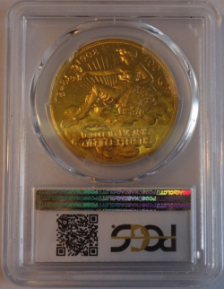 1908年 オーストリア 100コロナ金貨 雲上の女神 PCGS MS62