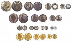 扱えることが奇跡 1831年 英国 ウィリアム4世 プルーフ金貨＆銀貨＆銅貨 14枚セット