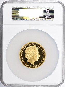 2014年 英国 ブリタニア 5オンス High Relief プルーフ金貨  NGC PF70UC