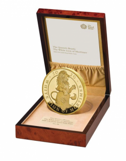 大幅値下げ 2020年 英国 モーティマーの白いライオン 1000ポンド 1キロプルーフ金貨