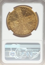 1701 英国 ウィリアム3世 5ギニー金貨 NGC MS60