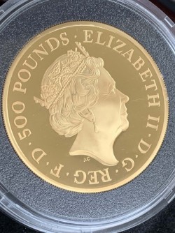 2020年 英国 ブリタニア5オンスプルーフ金貨