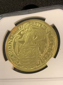 市場に出てきません 2018年 オランダ ライオンダラーリストライク金貨 NGC PF70UC