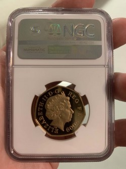 2009年 英国 ブリタニア ピエフォー G50P金貨 NGC PF69UC