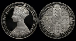 456グラムの大型シルバーメダル ゴチッククラウンデザインで鋳造されたシルバーメダル