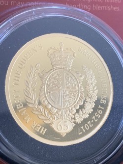 The Trial of the Pyx（トライアル・ピックス） 2017年 英国 サファイアジュビリー5オンスプルーフ金貨