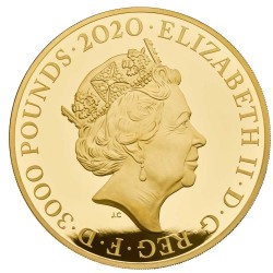 2020年 英国（ロイヤルミント社）  スリーグレイセス 1キロプルーフ金貨
