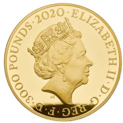 2020年 英国（ロイヤルミント社）  スリーグレイセス 1キロプルーフ金貨