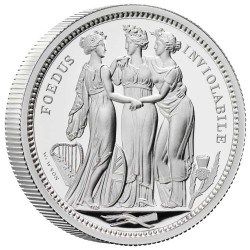 弊社最後の一枚 2020年 英国 スリーグレイセス 2オンスプルーフ銀貨
