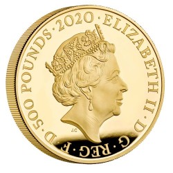 2020年 英国 スリーグレイセス 5オンスプルーフ金貨