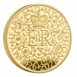 画像追加！！ 2021年 英国 エリザベス二世95歳記念 5オンスプルーフ金貨