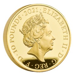 画像追加！！ 2021年 英国 エリザベス二世95歳記念 5オンスプルーフ金貨