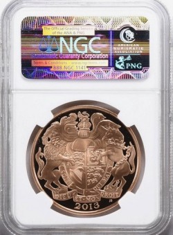 大人気 最高鑑定 2013年 QUEENS CORONATION 女王戴冠式 プルーフ金貨4枚セット NGC PF70UC One of First 50 Struck