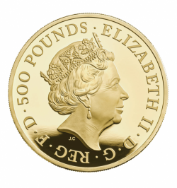 58枚のみ 2021年 英国 プレミアム・ブリタニア 5オンスプルーフ金貨