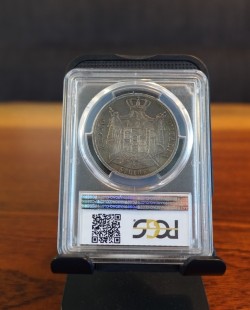 画像更新！！ 最高鑑定 2枚のみ 1812年 イタリア ミラノ ナポレオン一世 5リレ銀貨 PCGS MS62