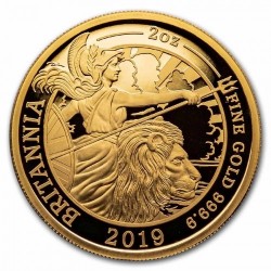 2019年 英国 ブリタニア 2オンスプルーフ金貨 2019年 英国 ブリタニア 2オンスプルーフ金貨