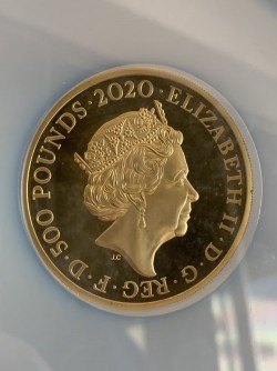 最終価格 今週末のみ 世界最安値 PF70UC FRは12枚のみ 2020年 英国 ミュージック・リジェンド デヴィッド ボウイ 5オンスプルーフ金貨 NGC PF70UC First Releases