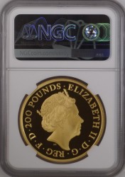 発行わずか50枚のみ 2021年 英国 ブリタニアとライオン 2オンスプルーフ金貨 NGC PF70UC First Releases