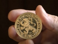 価格が上がってます 発行わずか10枚 2017年 オランダ ライオンダラー 2オンスリストライク金貨