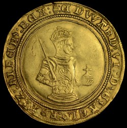 雑誌で特集された一枚 鑑定なし 1547-53年 エドワード6世 ソブリン金貨